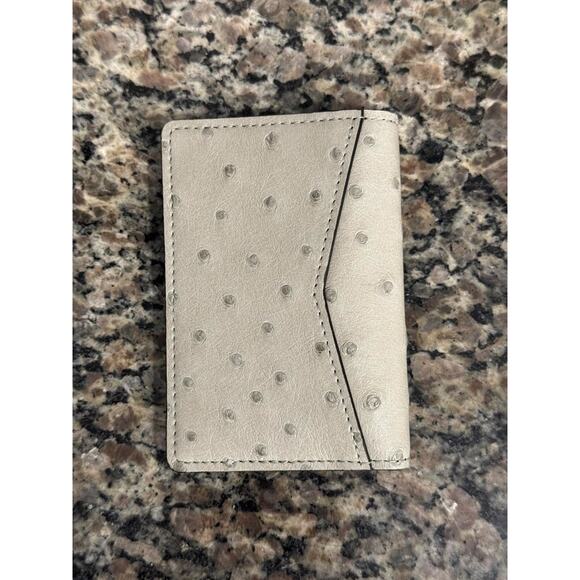 Louis Vuitton Ostrich Leather Wallet Card Organizer N99891 w/ Box VWG 31640 - Picture 6 of 8